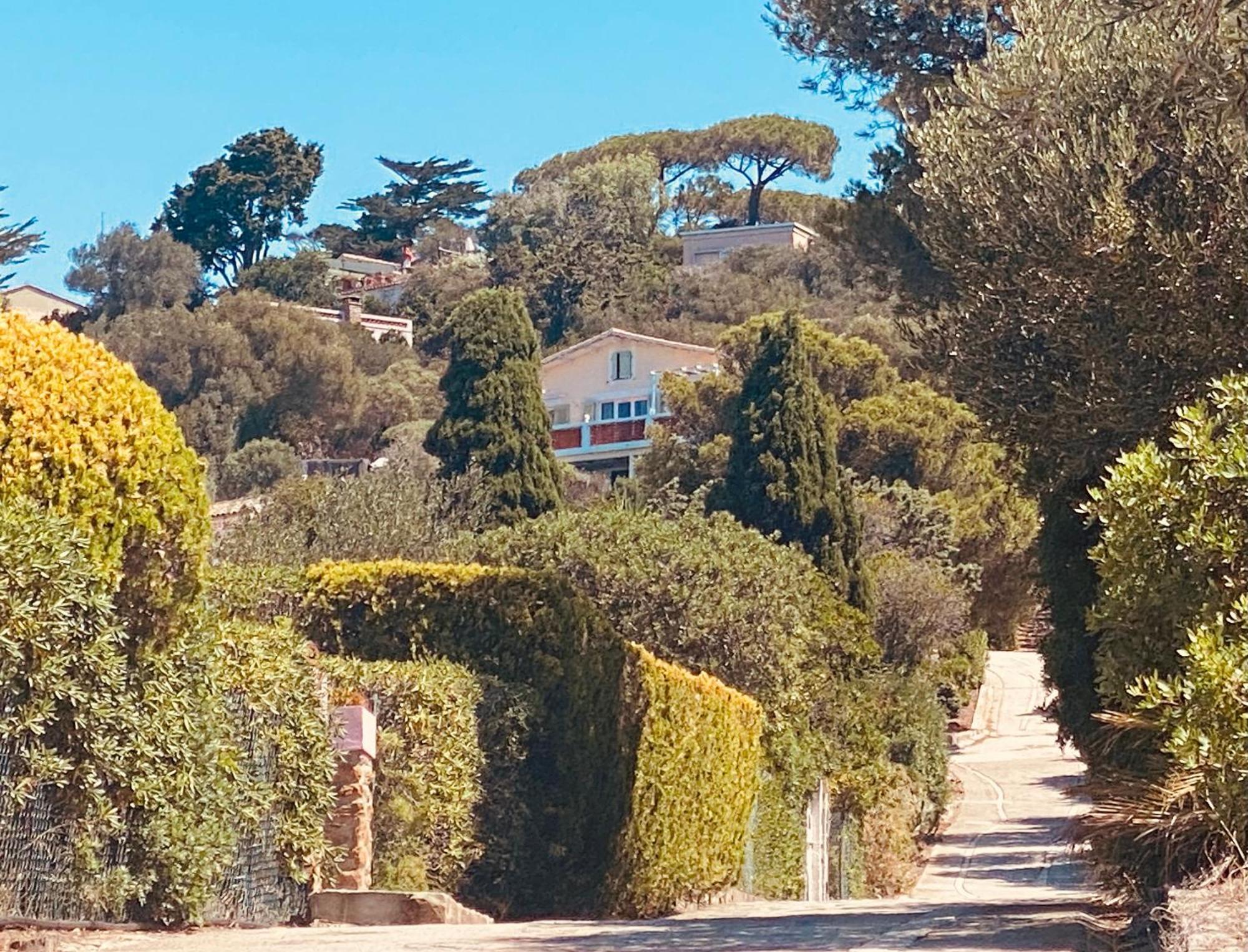 Les Oreades, Studio Le Marin Avec Vue Mer Imprenable Apartment Île du Levant Exterior foto